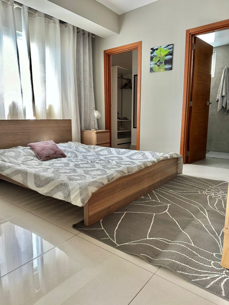 📍 Sector: Piantini
📐 90 m² aprox.
🛏️ 1 Habitación
💵 Precio: US$1,100 / mes